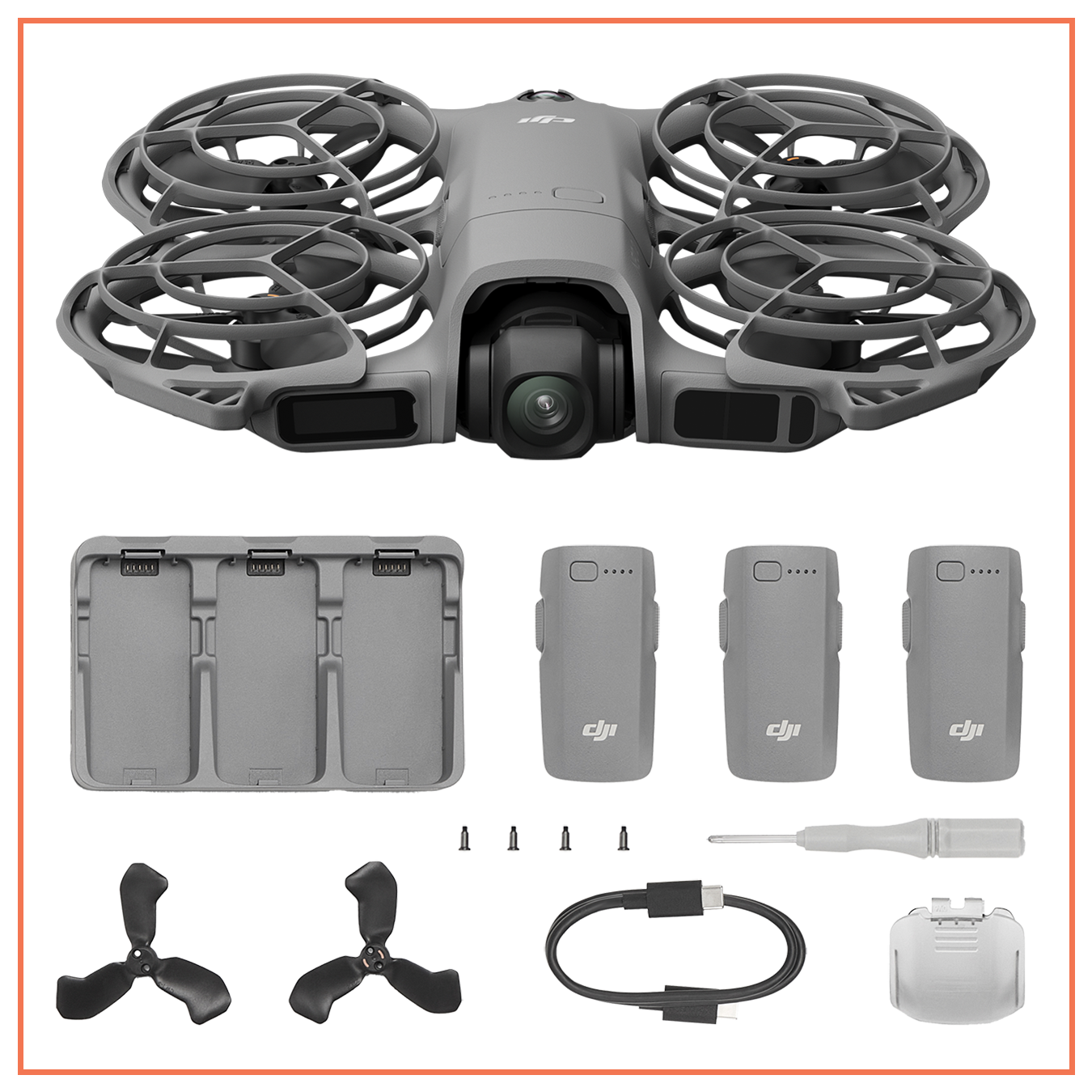 DJI Neo 2 – Fly More Combo (bez kontrolera)